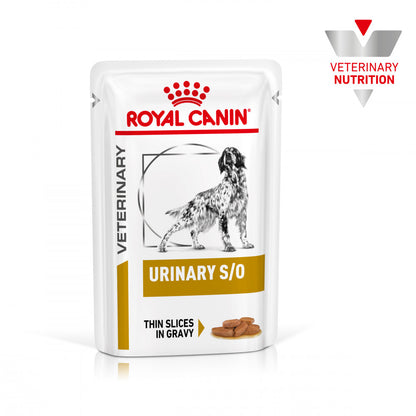 Royal Canin VET Urinary S/O - Alimento húmido em molho para cão com problemas urinários