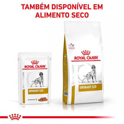 Royal Canin VET Urinary S/O - Alimento húmido em molho para cão com problemas urinários