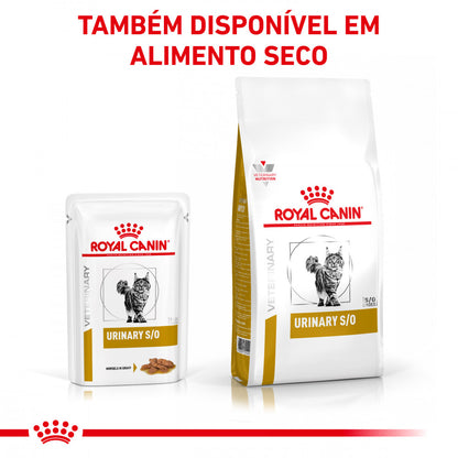 Royal Canin VET Urinary S/O - Alimento húmido em molho para gatos com problemas urinários