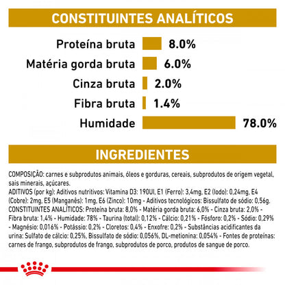 Royal Canin VET Urinary S/O Loaf - Alimento húmido para cão com problemas urinários