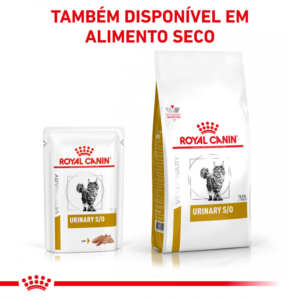 Royal Canin VET Urinary S/O - Alimento em paté para gatos com problemas urinários