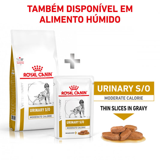 Royal Canin VET Urinary S/O Moderate Calorie - Ração seca para cão com problemas urinários