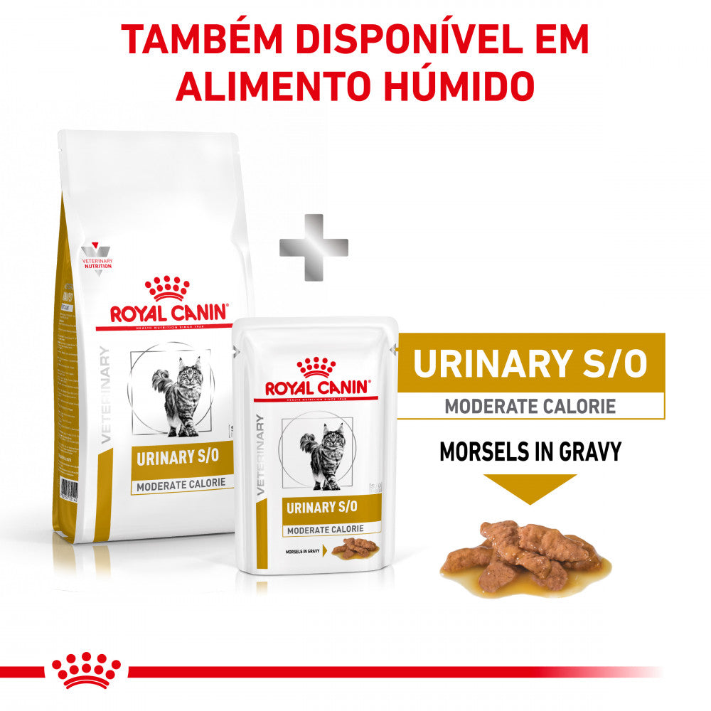Royal Canin VET Urinary S/O Moderate Calorie - Ração seca para gatos com problemas urinários