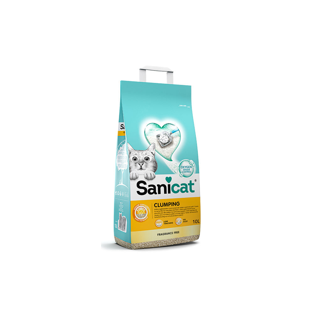 Sanicat Fragrance Free - Areia para gatos sem perfume