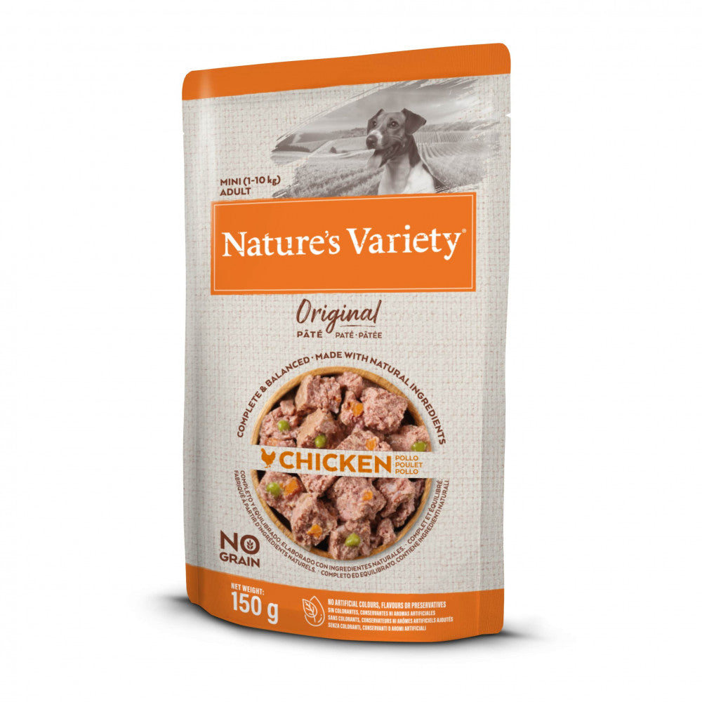 Nature's Variety Original Mini Frango - Patê para cão pequeno - Sem cereais