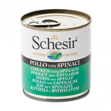 Schesir Cão - Frango e Espinafres 285gr