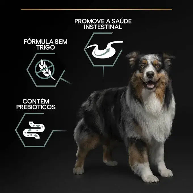 Pro Plan Sensitive Digestion Grain Free Medium & Large Adult - Ração seca para cão de porte médio e grande - Sabor a Peru sem cereais