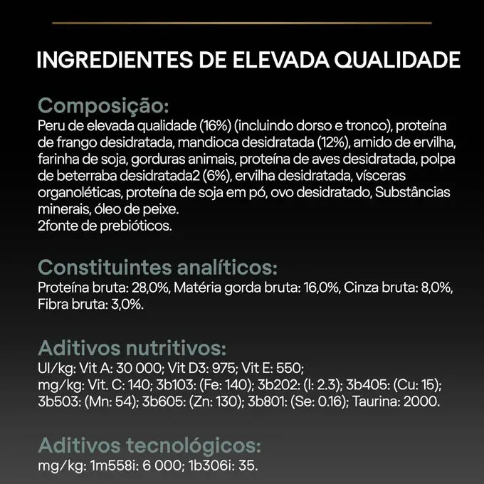 Pro Plan Sensitive Digestion Grain Free Medium & Large Adult - Ração seca para cão de porte médio e grande - Sabor a Peru sem cereais