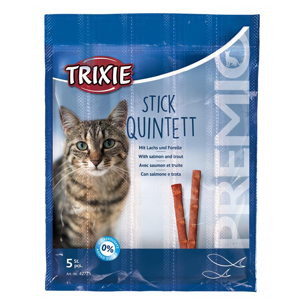 Sticks Quintett - Snacks para gatos - Sabor a Salmão e Truta