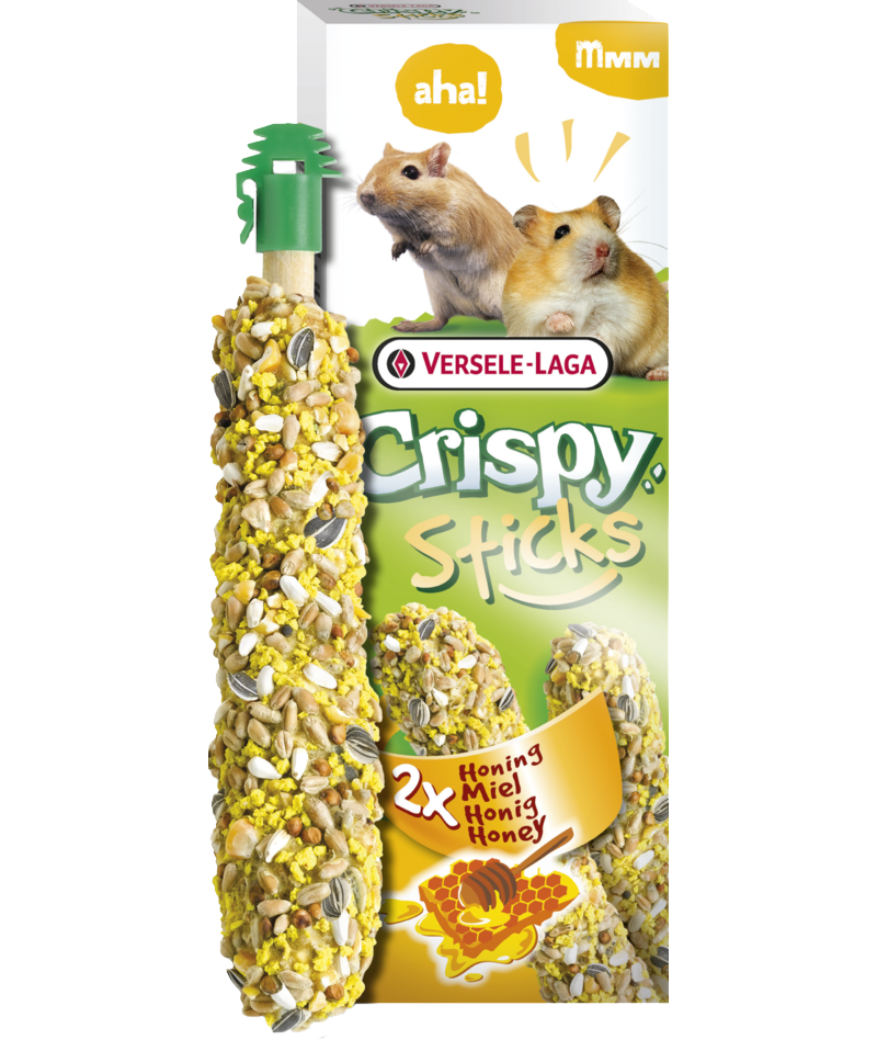 Versele Laga Crispy Sticks - Petisco para hamsters e gerbos - Mel