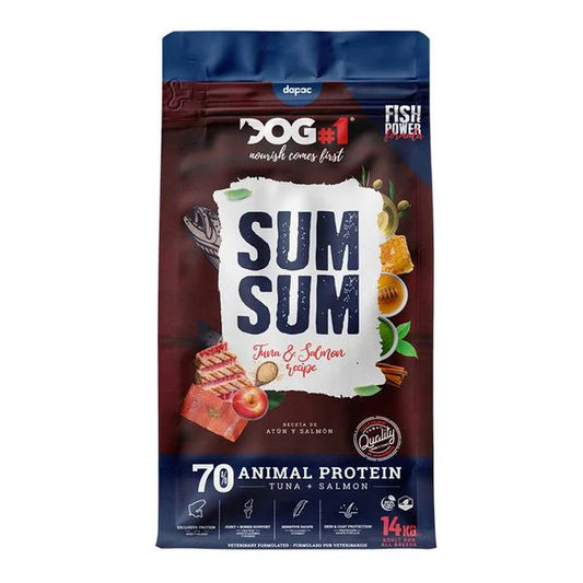 Sum Sum Fish Power - Alimento premium para cães adultos - Atum e Salmão