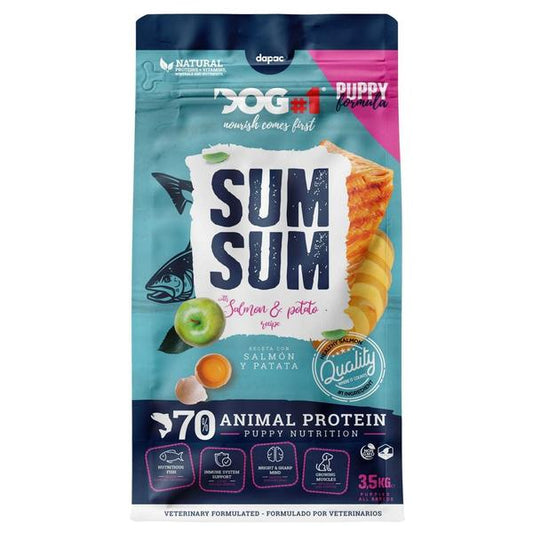 Sum Sum Puppy Formula - Alimento premium para cachorros - Salmão e Batata