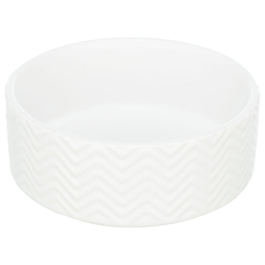 Trixie - Taça cerâmica branca para cães e gatos