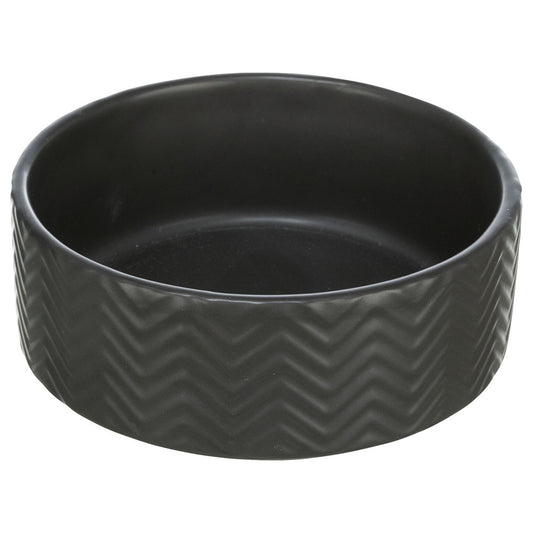 Trixie - Taça cerâmica preta para cães e gatos