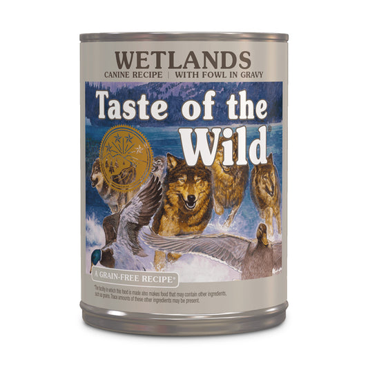 Taste of the Wild Wetlands - Alimentação húmida para cão - Sabor a Pato