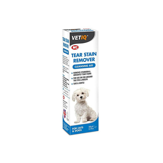 VetIQ - Tear Stain Remover - Loção ocular para cães e gatos