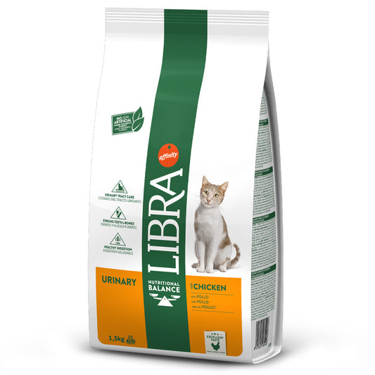 Libra Urinary - Ração seca para gatos - Sabor a Frango