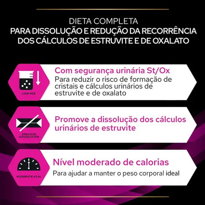 Pro Plan Veterinary Diets Urinary - Alimento dietético para gatos com problemas urinários - Sabor a frango