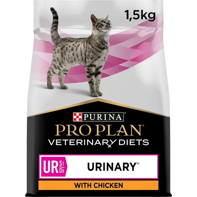 Pro Plan Veterinary Diets Urinary - Alimento dietético para gatos com problemas urinários - Sabor a frango