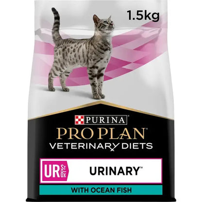 Pro Plan Veterinary Diets Urinary - Alimentação dietético para gatos com problemas urinários - Sabor a peixe