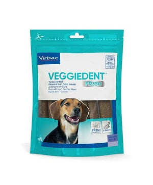 Virbac Veggiedent - Biscoitos para higiene oral dos cães L