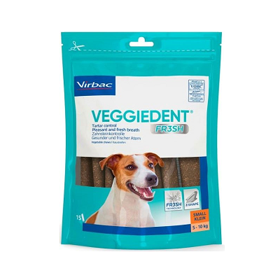 Virbac Veggiedent - Biscoitos para higiene oral dos cães S