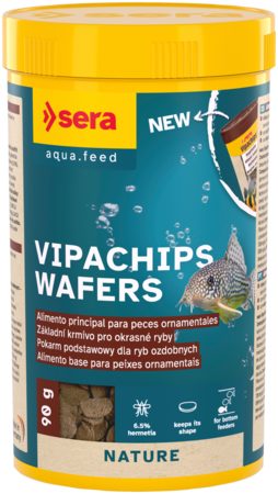 Sera Vipachips Wafers - Alimento para peixes de fundo