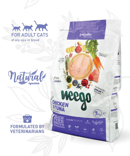 Weego Chicken & Tuna - Gatos Adultos