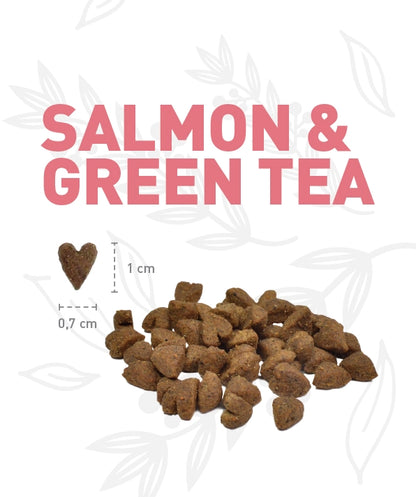 Weego Salmão e Chá Verde - Gatos Adultos Esterilizados