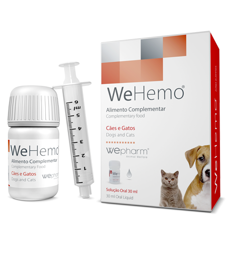 WeHemo - Alimento complementar para cães e gatos