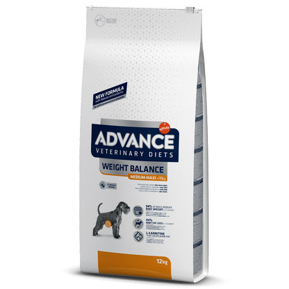 Advance VET Weight Balance Medium/Maxi - Ração seca para cão de porte médio/grande com excesso de peso