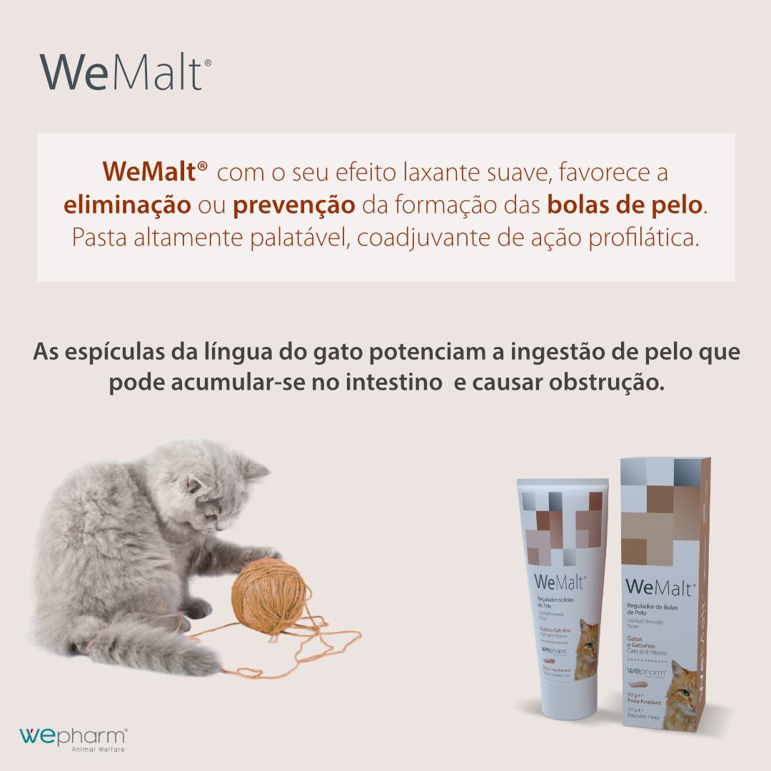 WeMalt - Pasta anti bolas de pelo