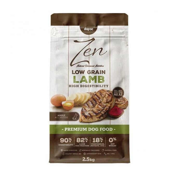 Zen Low Grain Lamb - Ração seca para cão adulto - Borrego