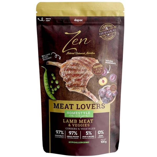 Zen Meat Lovers - Alimentação húmida para cão adulto - Borrego e vegetais sem cereais